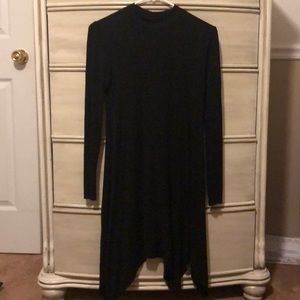 Black shift dress